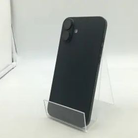 【中古】Apple 国内版 【SIMフリー】 iPhone 16 Plus 128GB ブラック MXVA3J/A【OSU301】保証期間１ヶ月【ランクA】