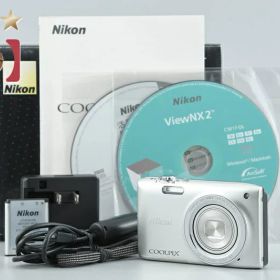 【中古】Nikon ニコン COOLPIX S2700 シルバー コンパクトデジタルカメラ 元箱付き