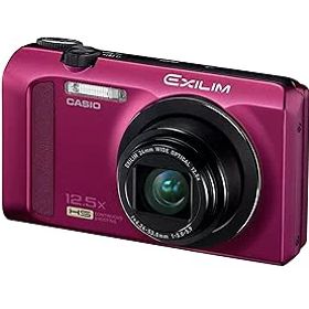 【中古】【39shop】CASIO★デジタルカメラ EXILIM 1610万画素 光学ズーム12.5倍 EX-ZR200RD（非常に良い）