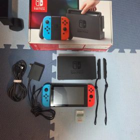 Nintendo Switch 本体 完品 + microSD + 新品フィルム