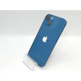 【中古】Apple SoftBank 【SIMフリー】 iPhone 13 128GB ブルー MLNG3J/A【京都】保証期間1ヶ月【ランクC】
