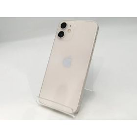 【中古】Apple au 【SIMロック解除済み】 iPhone 12 mini 64GB ホワイト MGA63J/A【宇田川】保証期間1ヶ月【ランクC】