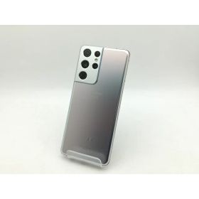 【中古】SAMSUNG docomo 【SIMロック解除済み】 Galaxy S21 Ultra 5G ファントムシルバー 12GB 256GB SC-52B【神戸】保証期間1ヶ月【ランクB】