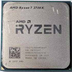 AMD Ryzen 7 2700X CPU 本体 動作品