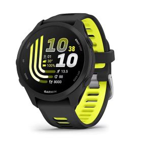 GARMIN(ガーミン)スマートウォッチ Forerunner 170 Black/Amp Yellow スマートウォッチモード 約 10 日間 高精度GPS ランニングウォッチ iOS/Android AMOLEDディスプレイ1.2インチ マラソン 軽量 防水 心拍数