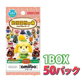 【即納可能】【新品】どうぶつの森amiiboカード 第4弾【1BOX・50パック入り】【送料無料】