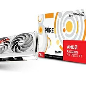 【中古】 SAPPHIRE PURE Radeon RX 7800 XT GAMING OC 16GB GDDR6 3ファン ホワイトモデル グラフィックスカード 11330-03-20G VD8650