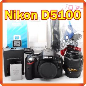 Nikon D5100 一眼レフカメラ スマホ転送 シングルレンズセット