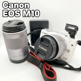 Canon EOS M10 ダブルズームキット ホワイト ミラーレス一眼 カメラ