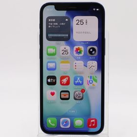 SIMフリー iPhone12mini 256GB ブルー BT状態74%