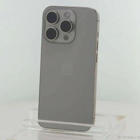 ソフマップ 〔中古品〕 iPhone15 Pro 256GB ナチュラルチタニウム MTUF3J／A SIMフリー【198】
