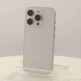 ソフマップ 〔中古品〕 iPhone15 Pro 512GB ホワイトチタニウム MTUJ3J／A SIMフリー【344】