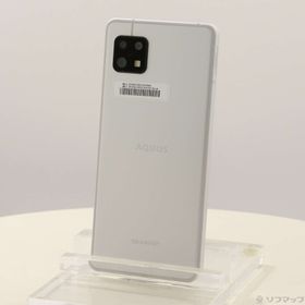 (中古)SHARP AQUOS sense6 128GB シルバー SH-M19 SIMフリー(368-ud)