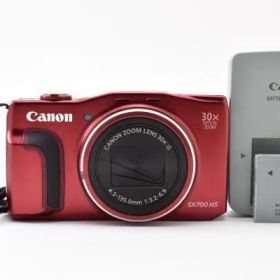 ★極美品★ Canon PowerShot SX700 HS レッド コンデジ 動作確認済 キヤノン #V07351