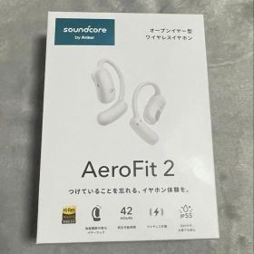 Anker Soundcore AeroFit 2 ワイヤレスイヤホン ホワイト