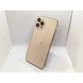 【中古】Apple au 【SIMロック解除済み】 iPhone 12 Pro Max 128GB ゴールド MGCW3J/A【高崎モントレー】保証期間1ヶ月【ランクC】