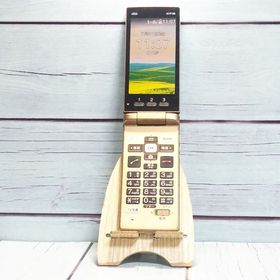 au 京セラ かんたんケータイ KYF38 シャンパンゴールド 742