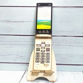 au 京セラ かんたんケータイ KYF38 シャンパンゴールド 054