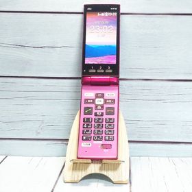 au 京セラ かんたんケータイ KYF38 ワインレッド 809