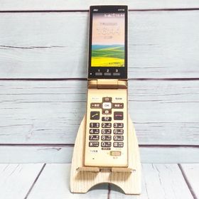 au 京セラ かんたんケータイ KYF38 シャンパンゴールド 925