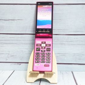 au 京セラ かんたんケータイ KYF38 ワインレッド 754