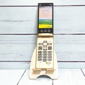 au 京セラ かんたんケータイ KYF38 シャンパンゴールド 499