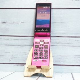 au 京セラ かんたんケータイ KYF38 ワインレッド 828
