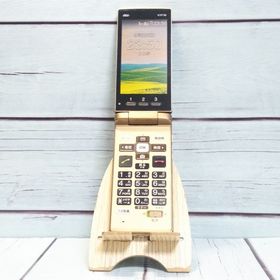 au 京セラ かんたんケータイ KYF38 シャンパンゴールド 296