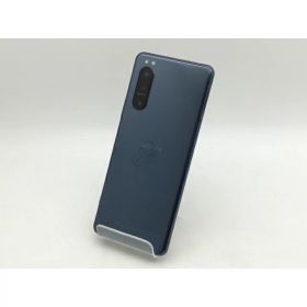 【中古】SONY au 【SIMロック解除済み】 Xperia 5 II ブルー 8GB 128GB SOG02【神戸】保証期間1ヶ月【ランクC】