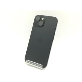 【中古】Apple SoftBank 【SIMフリー】 iPhone 15 128GB ブラック MTMH3J/A【福岡筑紫】保証期間1ヶ月【ランクC】