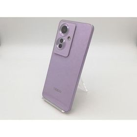 【中古】Oppo 国内版 【SIMフリー】 OPPO Reno11 A コーラルパープル 8GB 128GB CPH2603【鹿児島中町】保証期間１ヶ月【ランクC】