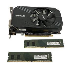メモリ SanMax 4GB ×2 グラフィックボード ZOTAC GEFORCE GTX 1060 セット PC パーツ 周辺 機器 中古 T11426274