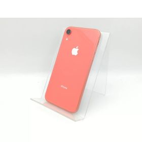 【中古】Apple SoftBank 【SIMロック解除済み】 iPhone XR 64GB コーラル MT0A2J/A【中野】保証期間1週間【ランクC】