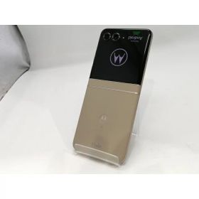【中古】MOTOROLA SoftBank 【SIMフリー】 motorola razr 50s サンドクリーム 8GB 256GB A403MO【浜松駅前】保証期間1ヶ月【ランクA】