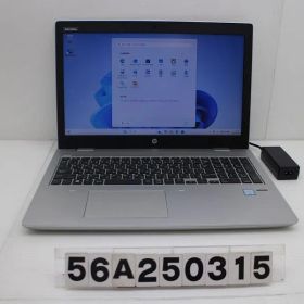 hp ProBook 650 G4 Core i3 8130U 2.2GHz/8GB/256GB(SSD)/Multi/15.6W/FWXGA(1366x768)/Win11 【56A250315】