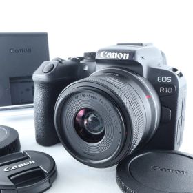 【良品】《 ショット数23000 回以下》Canon ミラーレス一眼カメラ EOS R10 レンズキット(RF-S18-45)ブラック/APS-C/EOSR10-1845ISSTMLK