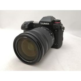 【中古】Panasonic LUMIX DC-S1M 標準ズームSレンズキット DC-S1M-K ブラック【新宿2】保証期間１ヶ月【ランクB】