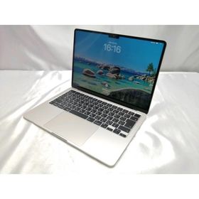 【中古】Apple MacBook Air 13インチ M3(CPU:8C/GPU:8C) 8GB/256GB スターライト MRXT3J/A (13インチ, M3, 2024)【ECセンター】保証期間１ヶ月【ランクB】