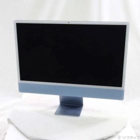 ソフマップ 〔中古品〕 iMac 24-inch Mid-2021 MJV93J／A Apple M1 8コアCPU_7コアGPU 8GB SSD512GB ブルー 〔macOS v15.7.9〕【258】