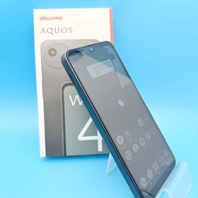 SIMフリー！6081003D【新品同様】AQUOS wish4/SH-52E(ブラック)