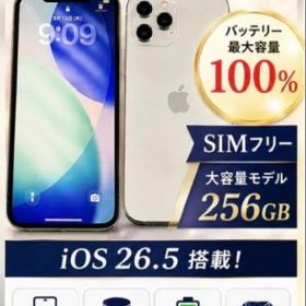 iOS26.5❣️SIMフリーiPhone12Pro256GB❣️美品バッテリー新品