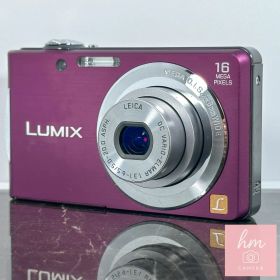 【美品】Panasonic LUMIX DMC-FH5 バイオレット コンパクトデジタルカメラ 1610万画素 光学4倍ズーム 広角28mm MEGA O.I.S. ライカレンズ おまかせiA パナソニック