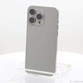 〔中古品〕 iPhone15 Pro Max 1TB ナチュラルチタニウム MU713J／A SIMフリー ［6.7インチ有機EL／Apple A17 Pro／RAM:8GB／ナノSIM］〔中古品〕 iPhone15 Pro Max 1TB ナチュラルチタニウム MU713J／A SIMフリー ［6.7インチ有機EL／Apple A17 Pro／RAM:8GB／ナノSIM］