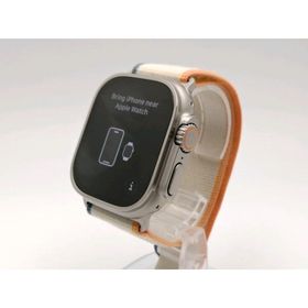 【中古】Apple Apple Watch Ultra2 49mm Cellular チタニウムケース/オレンジ/ベージュトレイルループ(M/L) MRF23J/A【ECセンター】保証期間１ヶ月【ランクA】