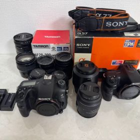 SONY α77II / α57ズームレンズキット＋レンズ6本ミノルタ・タムロン