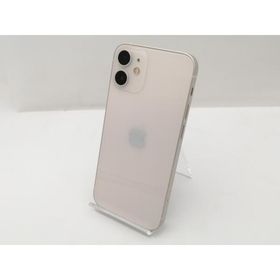 【中古】Apple docomo 【SIMロック解除済み】 iPhone 12 mini 64GB ホワイト MGA63J/A【新宿2】保証期間１ヶ月【ランクC】