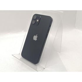 【中古】Apple au 【SIMロックあり】 iPhone 12 mini 64GB ブラック MGA03J/A【津田沼】保証期間１ヶ月【ランクC】
