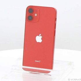 〔中古〕Apple(アップル) iPhone12 mini 64GB プロダクトレッド NGAE3J／A SIMフリー〔198-ud〕