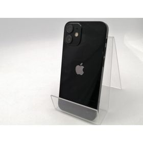 【中古】Apple au 【SIMロックあり】 iPhone 12 mini 64GB ブラック MGA03J/A【ECセンター】保証期間１ヶ月【ランクC】
