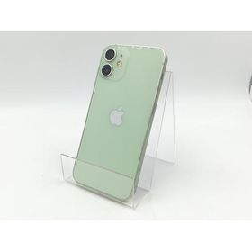【中古】Apple au 【SIMロック解除済み】 iPhone 12 mini 64GB グリーン MGAV3J/A【千葉】保証期間１ヶ月【ランクC】